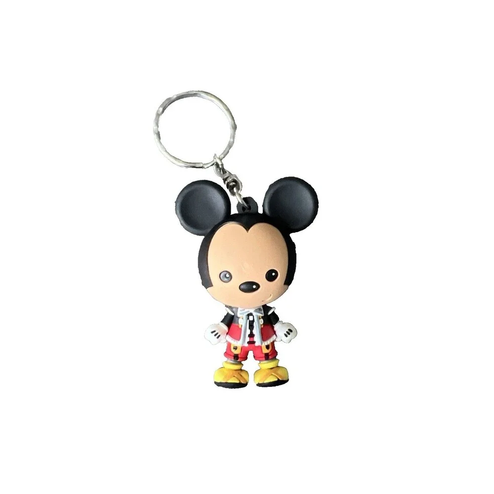 Kingdom Hearts Series 4 3D Monogram Figural  PVC Keychain - Mickey NWOT